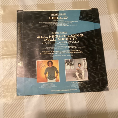 Lionel Richie = Hello 7" single EX - Picture 2 of 3