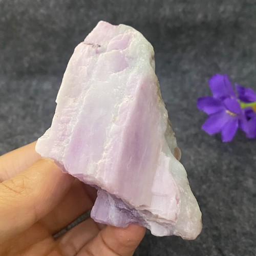 Trozos de apatita púrpura áspero de 139 g muestras de rocas de cristal curativo - Imagen 4 de 14