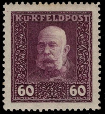 AUSTRIA M39 - Emperor Franz Josef "1915 Military Postage" (pc42118)