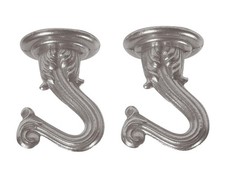 Westinghouse 70444 Brushed Pewter 30 lbs. Capacity Swag Hooks 1-1/2 in.