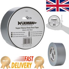 Super Heavy Duty Duct Tape 50mm x 50m - Waterproof & Strong Adhesive Solution 0.22 per metre
