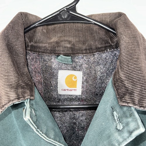 Chaqueta de Tareas Carhartt CB1043 de Colección Forrada Hecha en Unión Para Hombre XL Verde - Imagen 6 de 9