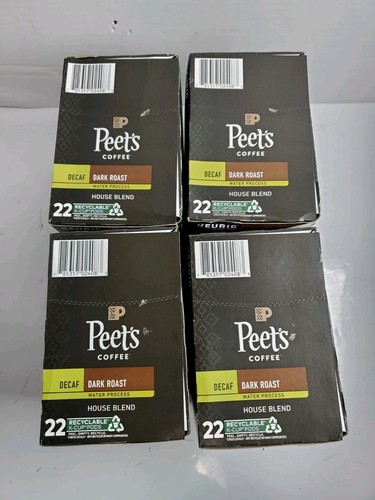 Peet's Coffee Dark Roast Decaf Keurig K-Cup Pods - House Blend 88 Ct - 7-25-26 - Bild 5 von 5