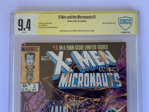 Signed Bill Mantlo & Butch Guice X-Men & The Micronauts #1-4 CBCS 9.4 Not CGC SS - Bild 12 von 18