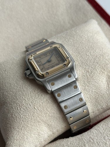 Cartier Santos Galbee 24mm Steel & 18ct Gold: Ref 166930 - Picture 13 of 17