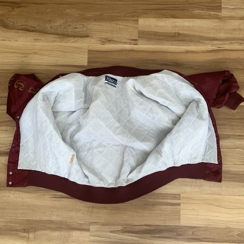 Giacca raso rosso Memphis militare marina militare anni 80 NASCO uomo XL USA aviazione NATTC - Foto 7 di 22