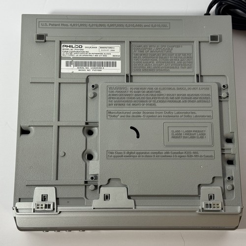 Philco DVD Player PVD 1000 With Remote Tested Working - Picture 8 of 8