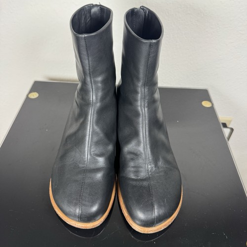 Rag & Bone Ansley Mid Boot Black Leather Round Heel Size EU 40 / US 10 - Picture 9 of 15
