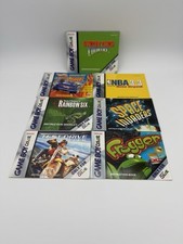 Nintendo GameBoy Color Manual Lot Of 7 -NO GAMES Frogger Donkey Kong Country Etc