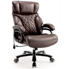 600LBS Big and Tall Office Chair for Heavy People,Extra Wide Seat and Adjustabl