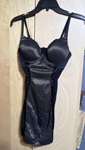 Womens Luleh Lace Black Body Shapewear Molded Cups Size 34C - 第 1/4 張圖片