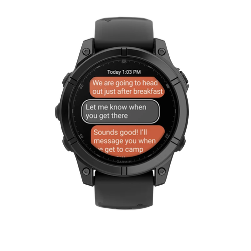 Garmin Fenix E, 47 mm AMOLED, acier gris ardoise avec bracelet noir (010-03025-03) - Photo 10 sur 13