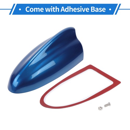 Shark Fin Antenna Cover Signal Roof Aerial for Car with Adhesive Base Ocean Blue - Bild 8 von 8