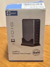 GAN 320W USB C Fast Charger Block 8 Port Station Simultaneous Device Charging