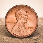 1985-D Lincoln Memorial Cent — photo from another recent sale