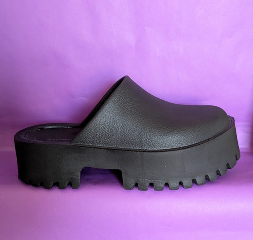 Jeffrey Campbell for Free People Bae Plateau-Pantoletten Schwarz Damengröße 8