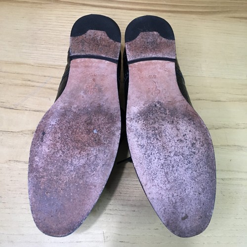 Cole Haan Breslyn DAMEN-Oxford-Schuhe metallic schwarz Kroko-Muster 8,5 Band Spitze - Bild 8 von 19