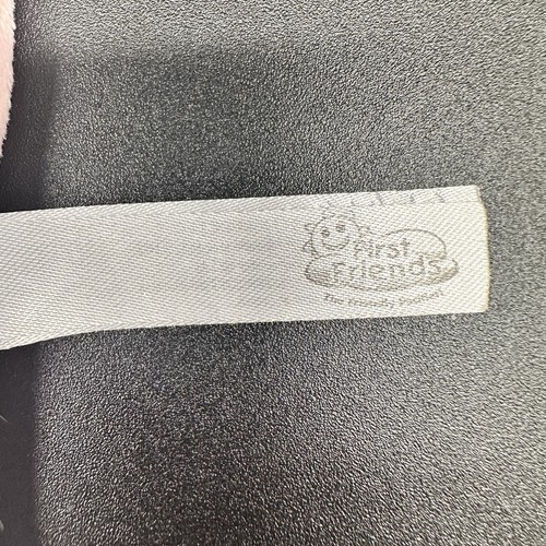 First Friends LLC Plush Pink White Lamb Sheep Lovey Security Blanket Small - Picture 4 of 11