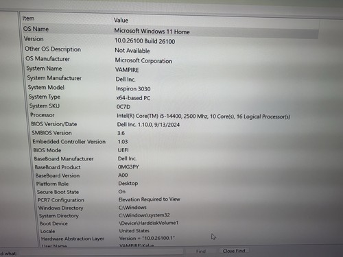 Dell Inspiron 3030 Desktop i5-14400 • Corsair Vengeance 64GB DDR5 • 512GB NVMe - Picture 9 of 17