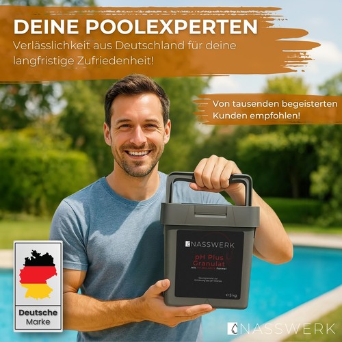 Piscina gránulos pH Plus pH-+ aumentar valor pH Plus bañera de hidromasaje 1 kg 5 kg 10 kg elevador de pH - Imagen 8 de 11