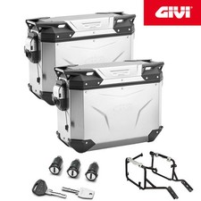 Seitenkoffer Outback 37/37 + Träger [GIVI] Yamaha XT 1200 Super Ténéré 2014