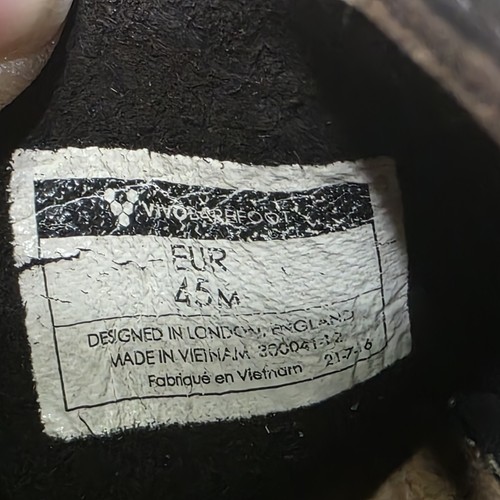 VIVOBAREFOOT MEN'S GOBI CHUKKA MID TOP LEATHER TRAINERS BROWN UK10 EU45 - Picture 11 of 12