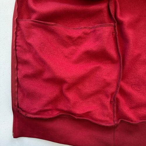Oakley Full Zip Hoodie Burgundy Red XL Graphic Elipse Spellout Logo - Picture 11 of 11