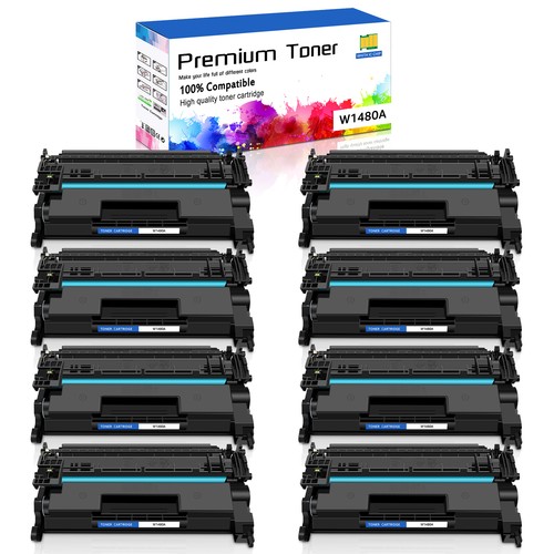 8PK 148A W1480A Toner with Chip for HP LaserJet Pro 4001dw 4001n MFP 4101fdn - Picture 1 of 23