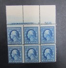 nystamps US Washington Plate Block #378 MNH/H $500 P # Imprint Block L10x3066 — photo 1