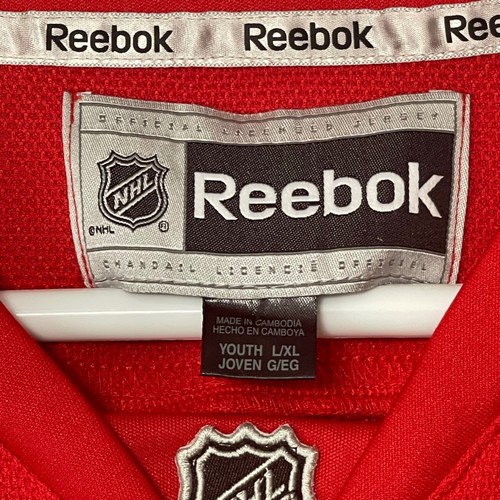Detroit Red Wings Zetterberg 40 Youth L/XL NHL Hockey Trikot Reebok rot - Bild 4 von 7