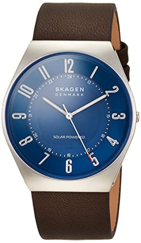 Skagen GRENEN SOLAR POWERED SKW6838 Men's Espresso Watch - Picture 1 of 6