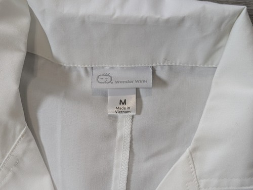 Wonder Work New Unisex White Lab Coat 4 Pockets FSU University Med  - Picture 4 of 12