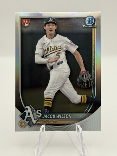 2025 Bowman Chrome Jacob Wilson #9 Red Rookie Redemption RC