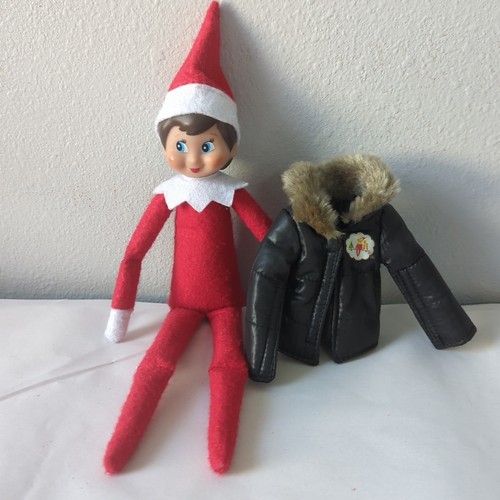 Elf Of The Shelf, Bomber Jacket, And 3 Elf Books - Picture 2 of 13