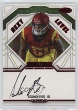 2024 SAGE HIT Low Series Next Level Signatures Red Solomon Byrd Auto 0rd2