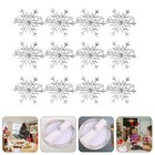 12pcs Snowflake Napkin Rings Party Decor Snowflake Napkin Rings Napkin Holders