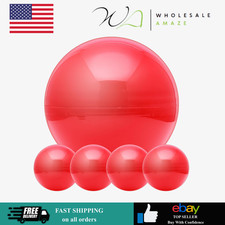 Big Claw Machine Capsules Red Plastic Sphere Large Party Favor Containers Round