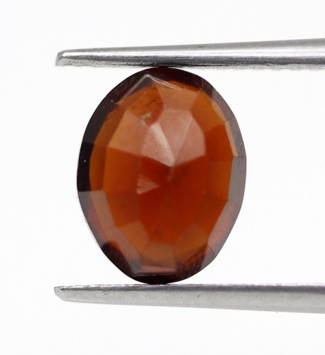 Africa Loose Oval Mix Cut Natural Dark Brown Hessonite Garnet Gemstone 2.74 CT - Picture 5 of 10