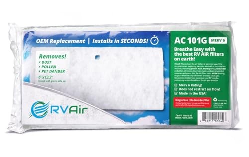 Rv Air Inc. AC101G Coleman Oem Sure Cut Merv-6 Ac Fltr (ac 101g)