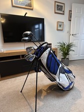 Lynx golf standbag Black Cat IronsCleveland 54 dunlop 3 wood & evolutiondriver  