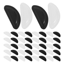 24 pares de almohadillas nasales de silicona duraderas con autoadhesivo ajuste cómodo