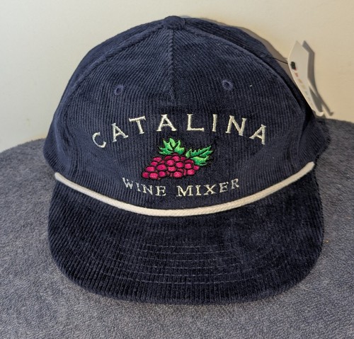 Snag Collective Catalina Wine Mixer Corduroy Hat Navy Blue Brand New