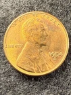 1954-S Lincoln Wheat Cent Penny Red AU Die Break/Die Chip Error FREE SHIPPING!