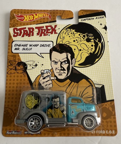 Hot Wheels Star Trek 2013 Complete Set of 5 Real Riders Metal/Metal NIB - Picture 3 of 12