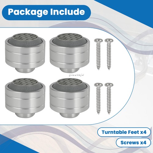 For Pioneer PL-512/514/516/518/540/560 Vintage Turntable Feet TPU Isolation Feet - Picture 6 of 6