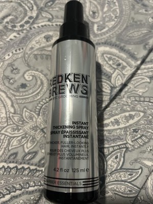 Redken Brews Instant Thickening Spray 4.2 Fl Oz New