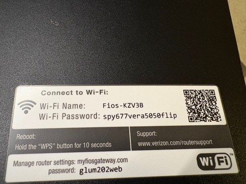 Verizon Fios G1100 Quantum Gateway Wireless WiFi Router Tested side mount - Picture 6 of 6