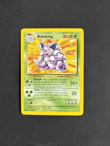 Pokémon TCG Nidoking Legendary Collection 31/110 Regular Rare Non Holo - LP/NM