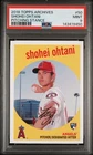 2018 Topps Archives Shohei Ohtani Pitching Stance #50 Rookie Card PSA 9 MINT