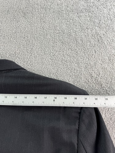 Vintage Brooks Brothers Anzug Sakko 46 R grau Wolle gestreift zweireihig USA - Bild 5 von 13